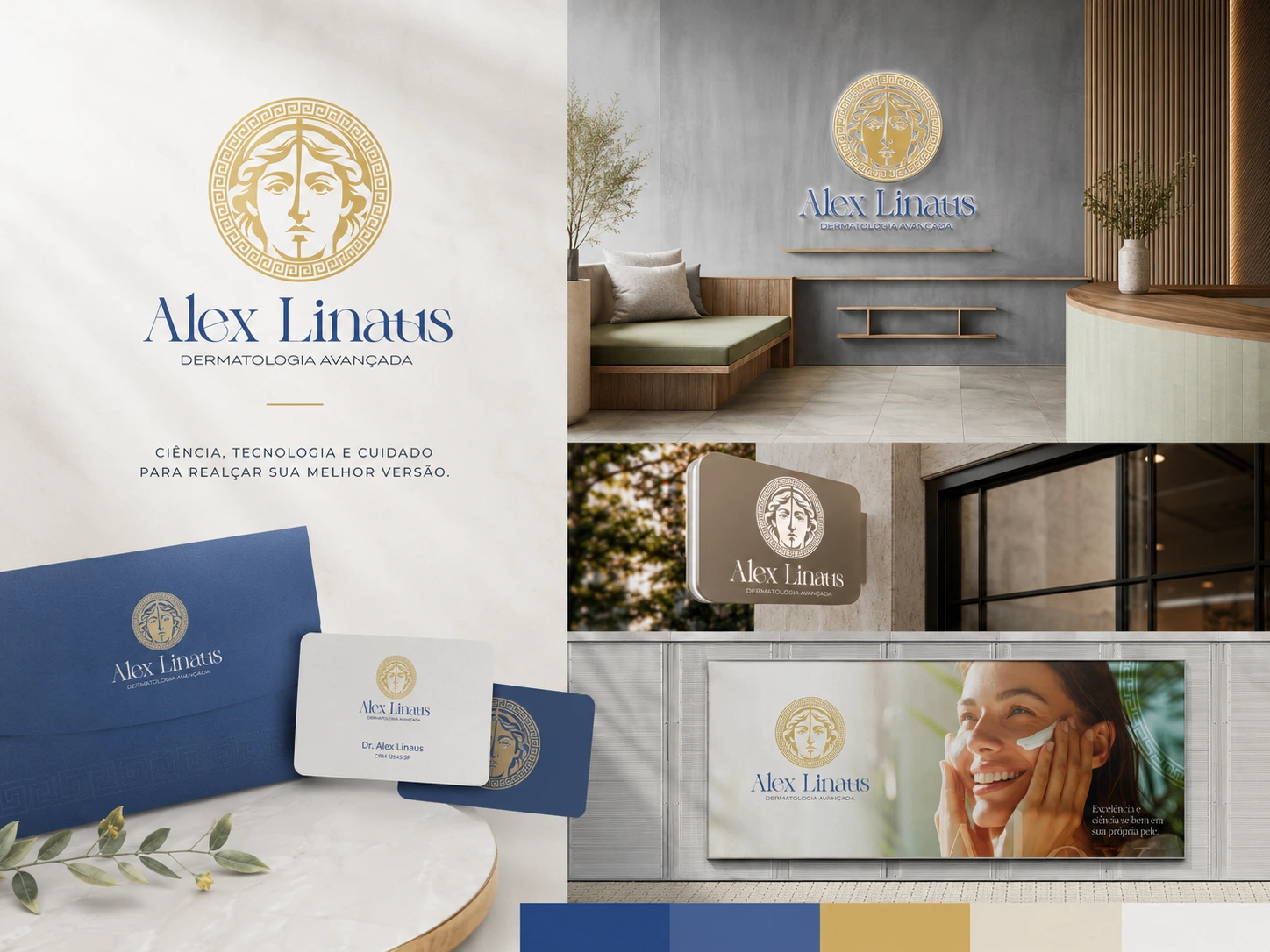 Projeto de identidade visual Alex Linaus